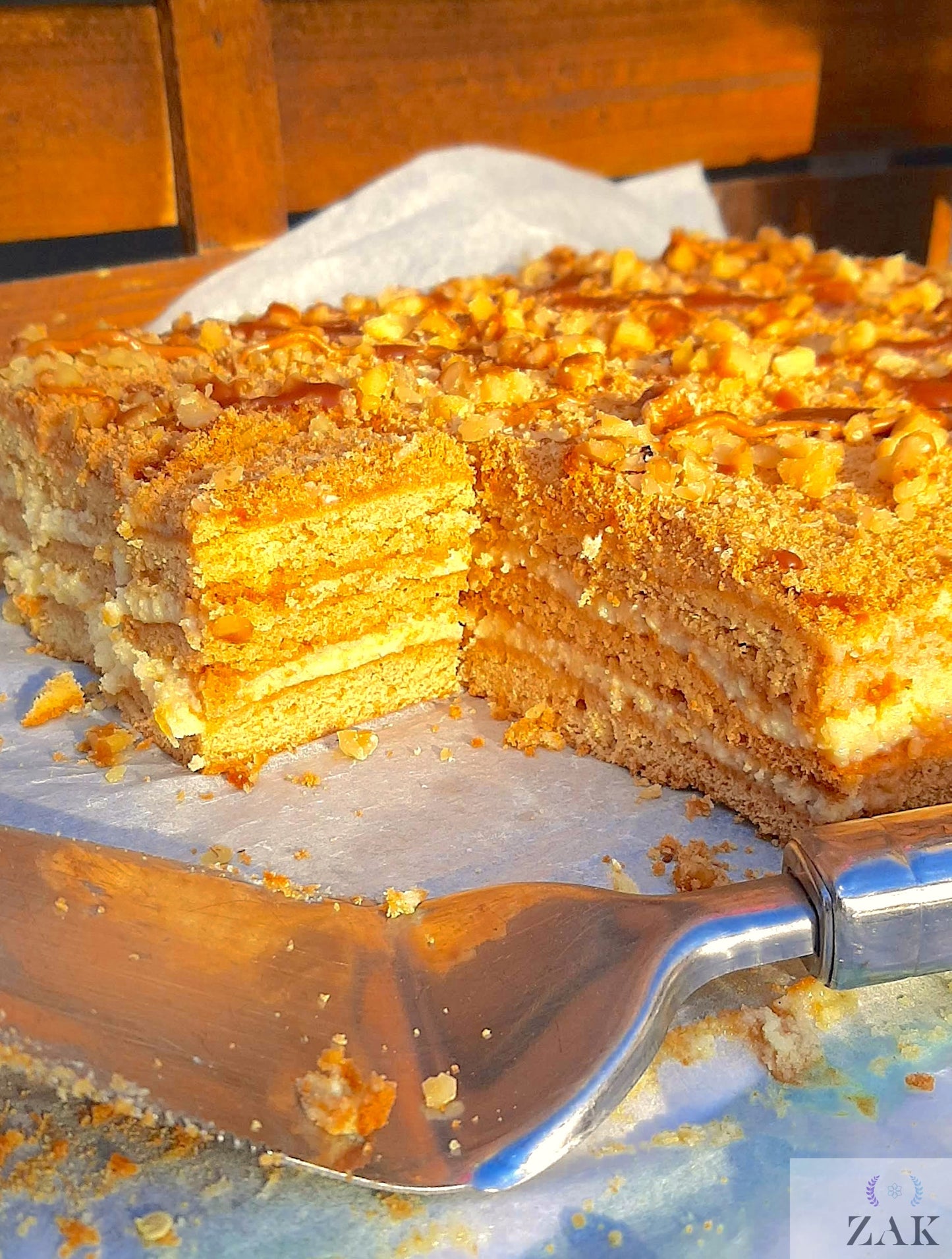 Tarta de miel y caramelo: Marlenka